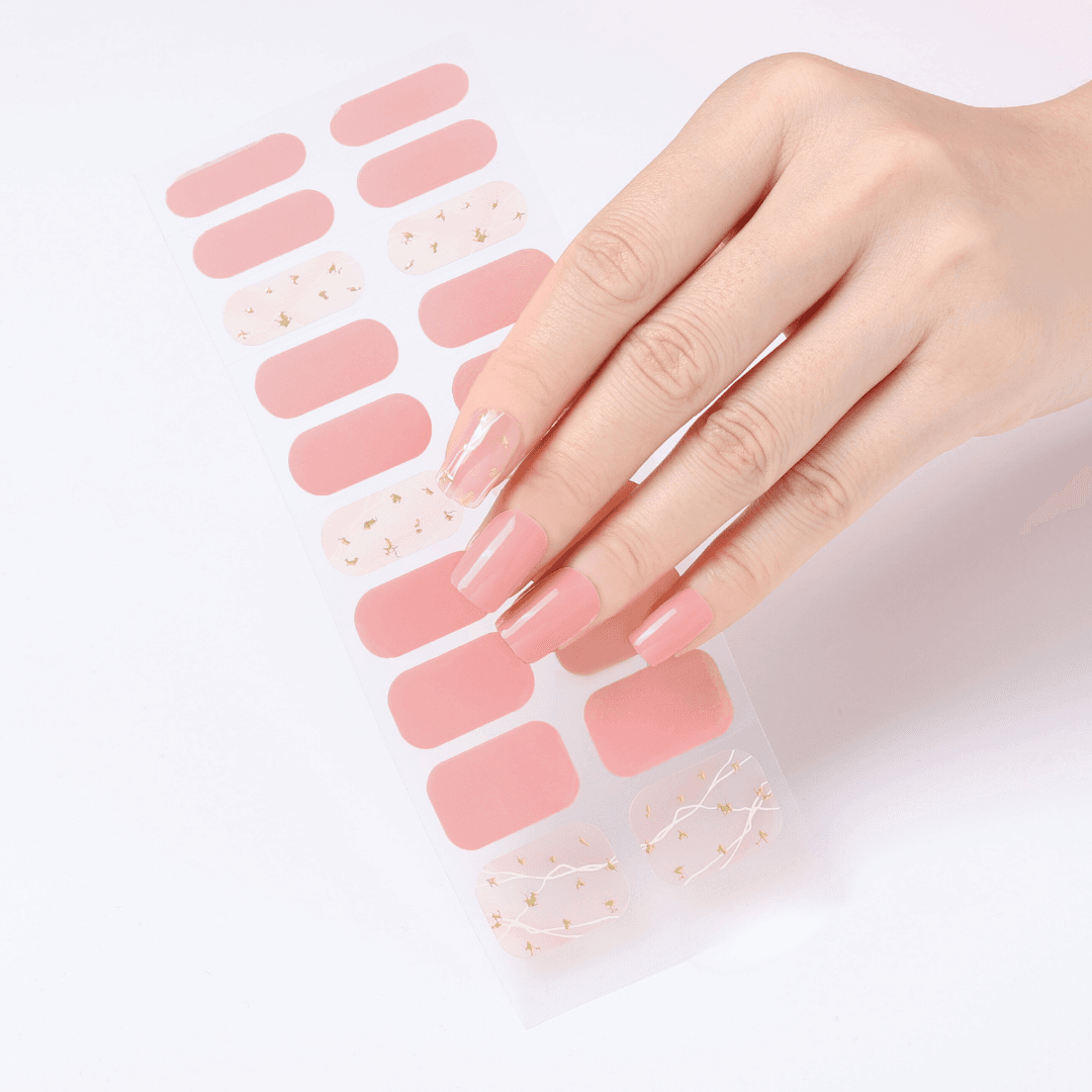 Aversea Pembe Bahar Jel Tırnak 20 Adet, 2 Kullanım-AVS105
