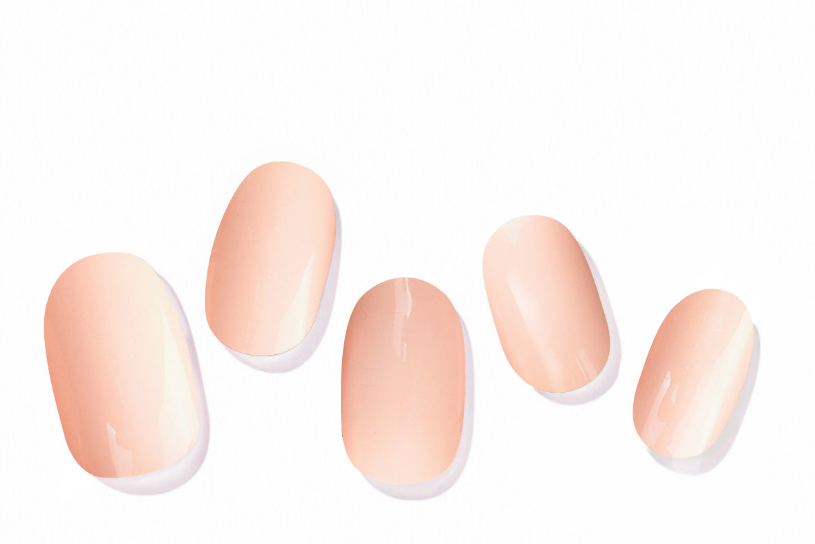 Aversea Bej Pastel Jel Tırnak 20 Adet, 2 Kullanım-AVS206